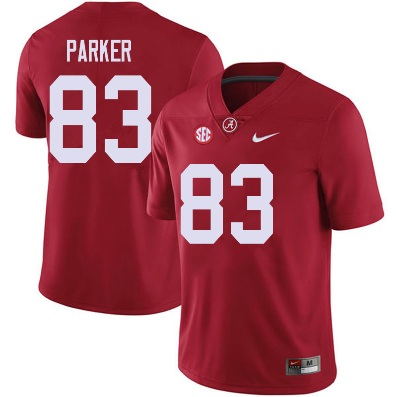 Alabama Crimson Tide Men's John Parker #83 Red NCAA Nike Authentic Stitched 2018 College Football Jersey NB16H88UB